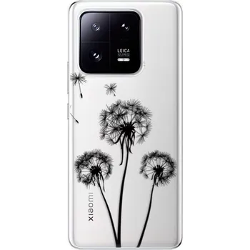 Pouzdro na mobilní telefon Odolné silikonové pouzdro iSaprio - Three Dandelions - black - Xiaomi 13 Pro