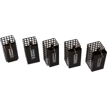 Krmítko pro ryby Krmítko Feeder hranaté s obratlíkem 25x30x44mm 60g