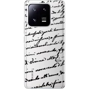 Pouzdro na mobilní telefon Odolné silikonové pouzdro iSaprio - Handwriting 01 - black - Xiaomi 13 Pro