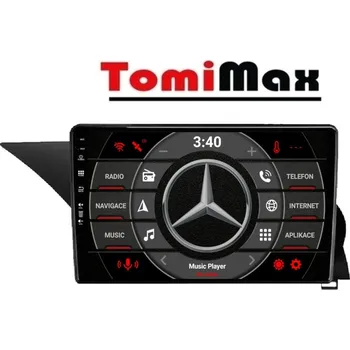 Autorádio TomiMax Mercedes GLK 9“ Android 14 autorádio s WIFI, GPS, USB, BT HW výbava: 4 Core 2GB+32GB LOW - Model auta: Mercedes GLK, Velikost obrazovky: Dotyková obrazovka: 9"