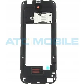 Náhradní kryt pro mobilní telefon Střední kryt Nokia 225 DualSIM černý (Black) - 02507G9 a zpět 7 Kč s ATC Clubem