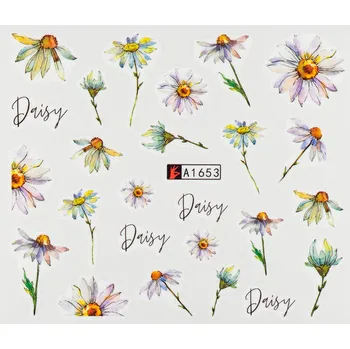 Lak na nehty BIO NAILS Vodolepka A1653 sedmikráska a nápisy