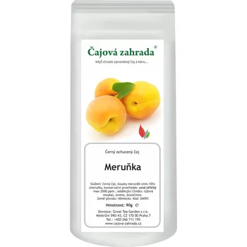 Čaj Čajová zahrada Meruňka - černý ochucený čaj Varianta: černý čaj 500g