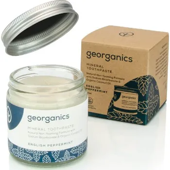 zubní pasta Georganics přírodní pasta s příchutí máty peprné
