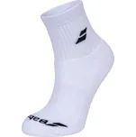 Ponožky Babolat Socks 3 Pairs Quarter White velikost ponožky: 47-50