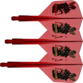 Příslušenství pro šipky Letky CONDOR AXE Small Yuki Yamada Overkill Clear Blood Long