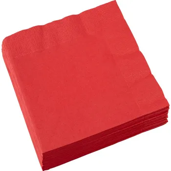 Papírový ubrousek Červené ubrousky