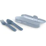SUAVINEX | Sada příborů s obalem GO NATURAL Varianta: SUAVINEX | SADA Příborů s obalem GO NATURAL - MODRÁ