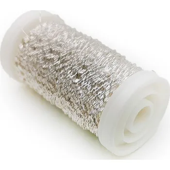 Vázací drát mech-mech.cz Floristický drát vlnitý - Stříbrný - 70 m