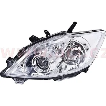 Přední světlomet ACI TOYOTA AURIS 10- přední světlo H11+HB3 (el. ovládané) chrom, L