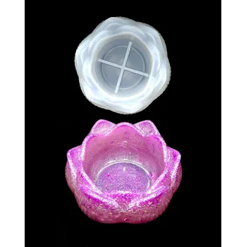 Forma na odlévání Silikonové formy – svícny květy Velikost: lotos