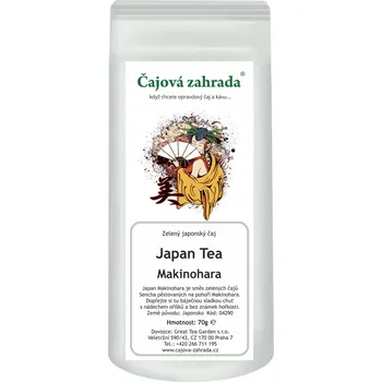 Čaj Čajová zahrada Japan Makinohara - zelený čaj Varianta: zelený čaj 70g