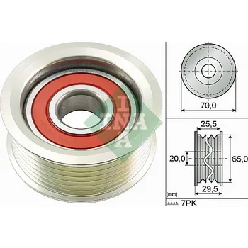Vratná/vodicí kladka, klínový žebrový řemen Schaeffler INA 532 0803 10