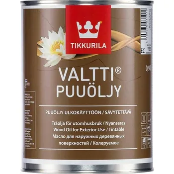 Olej na dřevo Tikkurila VALTTI WOOD OIL/PUUÖLJY 0,9 L