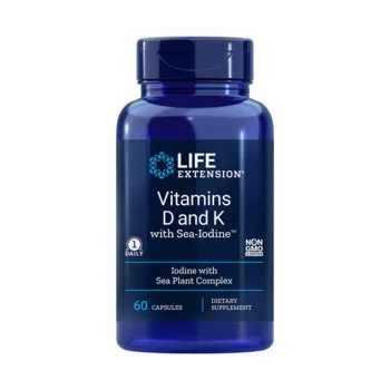 Life Extension Vitamins D & K 60 ks, kapsle