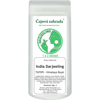 Čaj Čajová zahrada India Darjeeling TGFOPI Himalaya Royal - černý čaj Varianta: černý čaj 500g