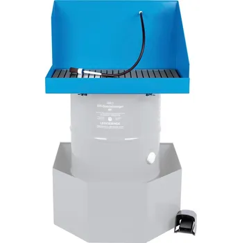 Dílenský stůl Mycí zařízení K, s přípojkou na sud à 200 litrů, čištění za studena, stacionární