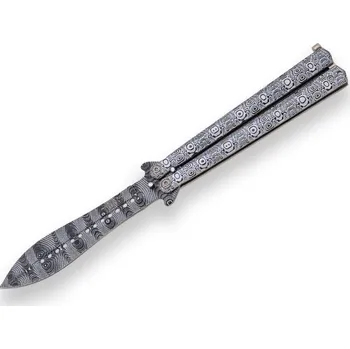 Multifunkční nůž Joker motýlek Aluminium Green Ornamet One Edge Butterfly 105 mm