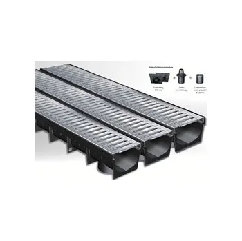 Odvodňovací žlab Garážový komplet 3m