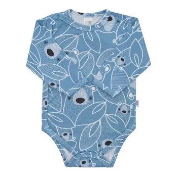 Kojenecký body Kojenecké celorozepínací body New Baby BuBu modré - velikost 56 (0-3m)