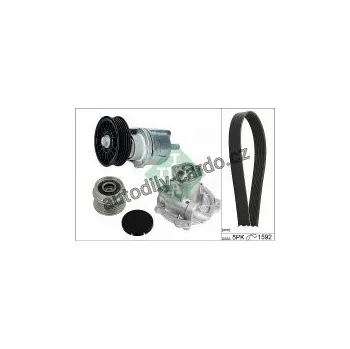 Rozvod motoru Sada drážkového řemene s vodní pumpou INA (IN 529016130)