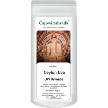 Čaj Čajová zahrada Ceylon Uva OPI Dyraaba - černý čaj Varianta: černý čaj 80g