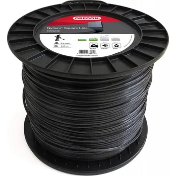 Struna do sekačky Žací struna Oregon 2,4 mm x 245 m - NYLIUM ČTVEREC (109523E)
