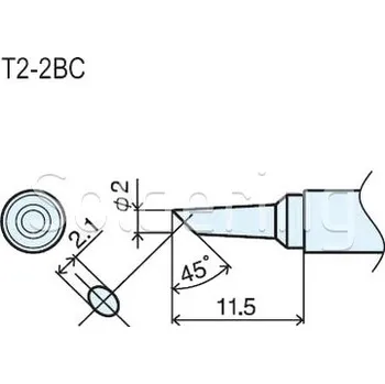 Pájecí hrot Pájecí hrot T2-2BC - 102000368
