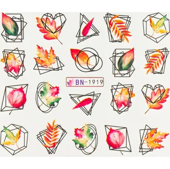 Lak na nehty BIO NAILS Vodolepka BN-1919 ornamenty podzim