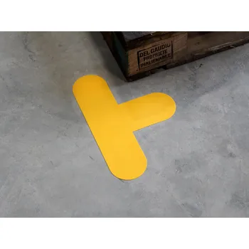 Výstražná páska Odolné podlahové značení T 300 x 200 mm - Bílá