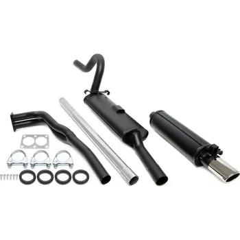 Autodíl TA Technix sportovní výfuk Opel Manta A (70 - 75), 1x ovál 70x90 mm rovná nerezová koncovka s pertlem