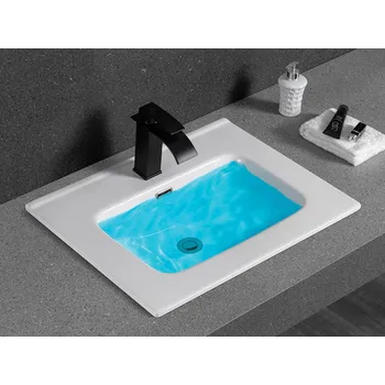 Umyvadlo Okna Macek Zápustné umyvadlo - UM.602, 60 cm, keramické, lesklá bílá