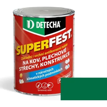 barva na kov Detecha SUPERFEST 0,8kg zelený