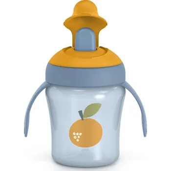 SUAVINEX | Nerozlitný hrníček GO NATURAL 200 ml Varianta: SUAVINEX | Nerozlitný hrníček GO NATURAL 200 ml - MODRÝ POMERANČ