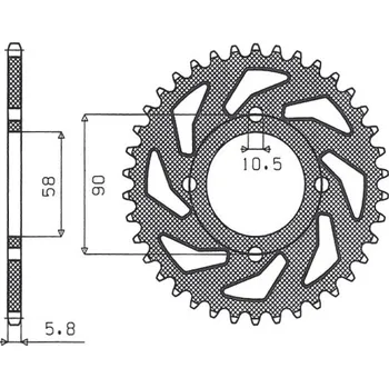 Řetězová sada pro motocykl SUNSTAR rozeta 279 41 HONDA XL 125V VARADERO 01-13, KTM 200 DUKE 12-14, 125 DUKE 11-13 (JTR273.41) (řetěz 520) (27941JT) (SUNSTAR rozeta 279 41 HONDA XL 125V VARADERO 01-13, KTM 200 DUKE 12-14, 125 DUKE 11-13 (JTR273.41) (řetěz 520) (27941JT))