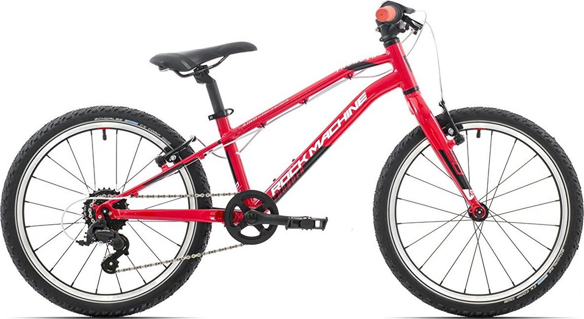 Rock Machine Thunder 24 VB lesklá červená/bílá