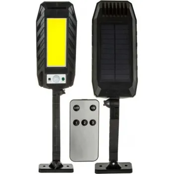 Venkovní osvětlení Solární pouliční světlo 180 Led rukojeť Soumrak Senzor pohybu + dálkové ovládání MZR 63528