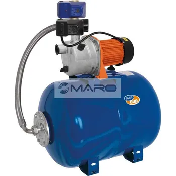 Domácí vodárna Aquacup Vodárna domácí s tlakovou nádobou s membránou FULL CONTROL L 24l, ležatá, Qmax= 3,2 m³/h, Hmax= 40 m, 1", 230 V, 800 W, kabel 1 m, 17087