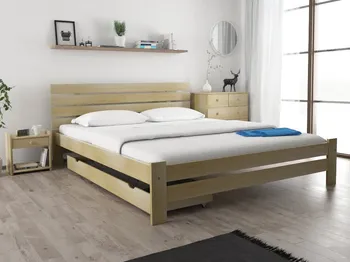 Postel Zvýšená postel Paris 180 x 200 cm borovice