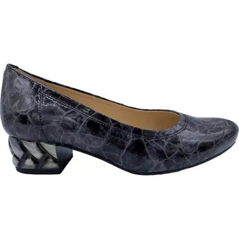 Dámské lodičky Dámské kožené lodičky na podpatku MISSTIC AF 986 šedé Velikost: 39 (EU)