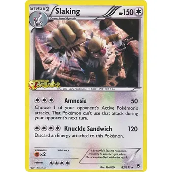 Sběratelská karetní hra Slaking 083/111 - Furious Fists Typ karty: Reverse Holo