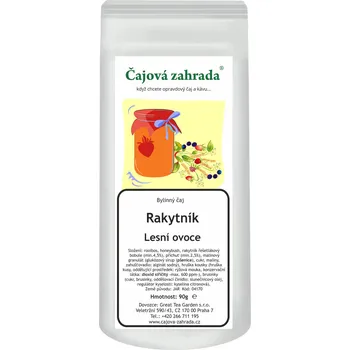 Čaj Čajová zahrada Rooibos Rakytník & Lesní ovoce Varianta: rooibos čaj 500g