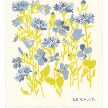 Utěrka More Joy More Joy, kuchyňský hadřík Blue Flowers, 1 ks