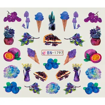 Lak na nehty BIO NAILS Vodolepka BN-1797 jídlo a květiny