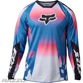 Moto dres Pánský MX dres FOX 180 Morphic Jersey Blueberry 2023 L