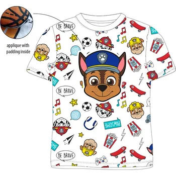 Chlapecké tričko Paw Patrol - Tlapková patrola -Licence Chlapecké tričko - Paw Patrol 52021702, bílá Barva: Bílá, Velikost: 128