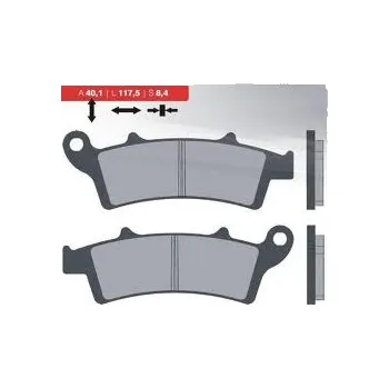 Brzdová destička BRENTA brzdové destičky KH324 sintrované barva zlatá (FT 4096) (BRENTA brzdové destičky KH324 sintrované barva zlatá (FT 4096))