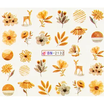 Lak na nehty BIO NAILS Vodolepka BN-2132 srnka a květy