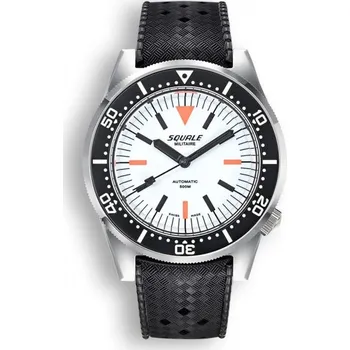 Hodinky Squale 1521 Militaire Full Luminous gumový řemen