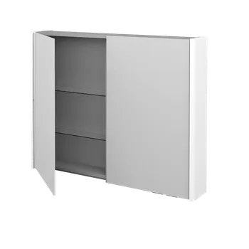 Koupelnový nábytek Dřevojas Dvoudveřová galerka ENZO GA2OE 100 - L01 Bílá vysoký lesk